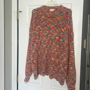 Loveriche pullover distressed sweater XXL
